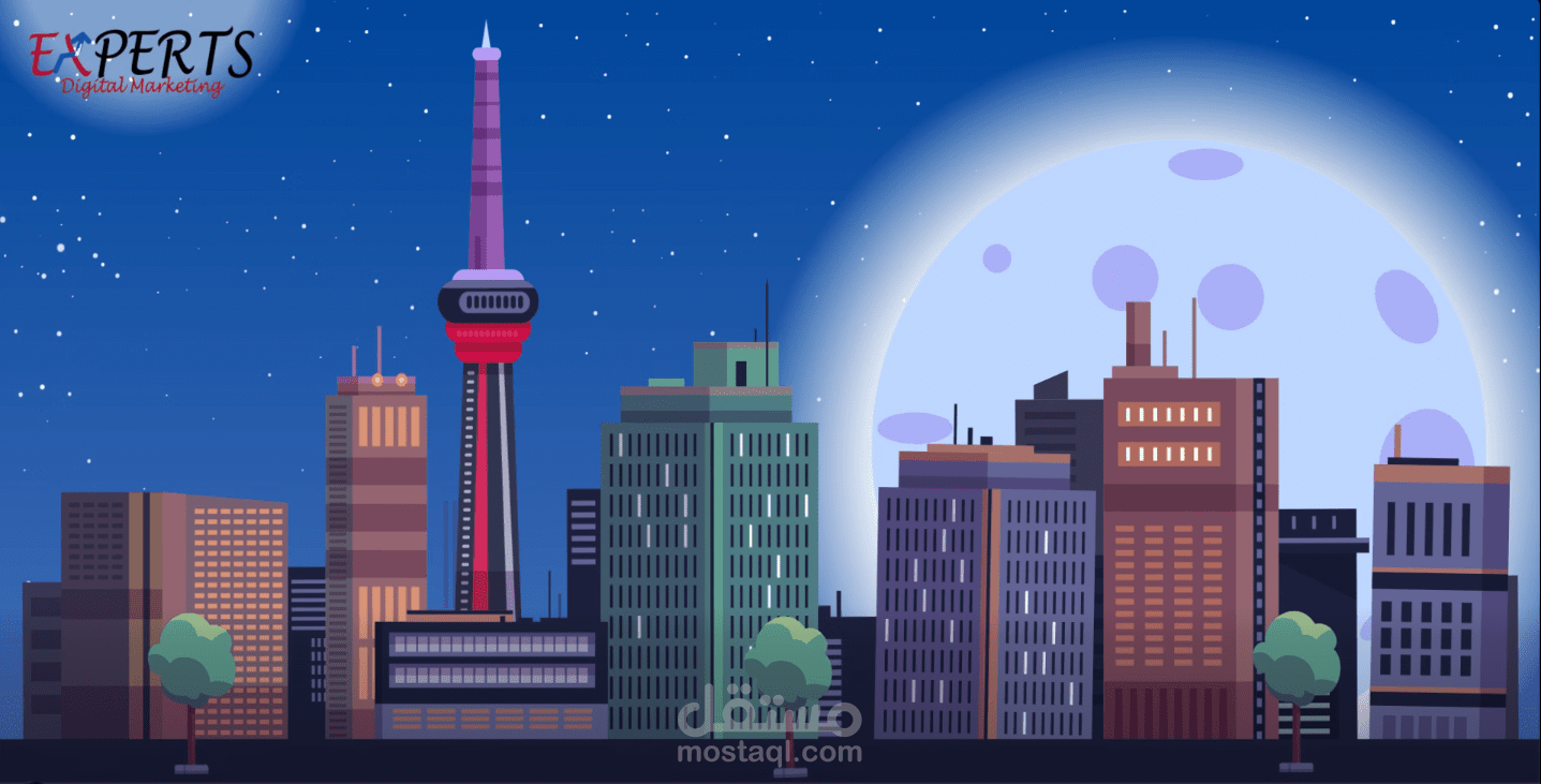 فيديو موشن جرافيك لعرض خدمات شركه تسويق الكترونى