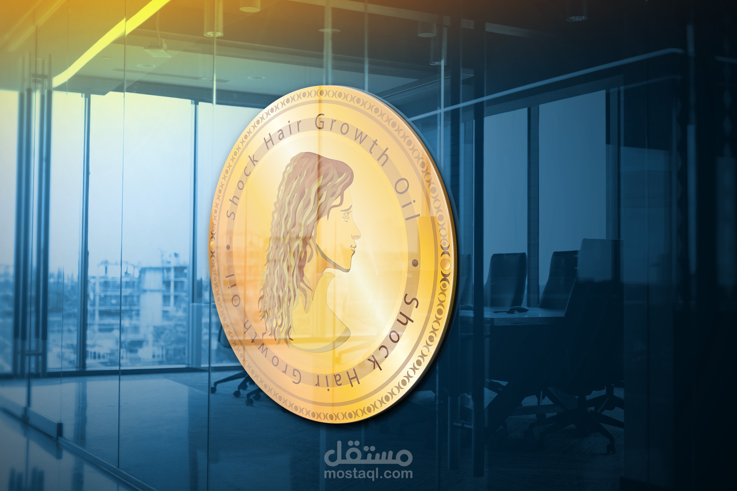 تصميم شعار منتجات للشعر
