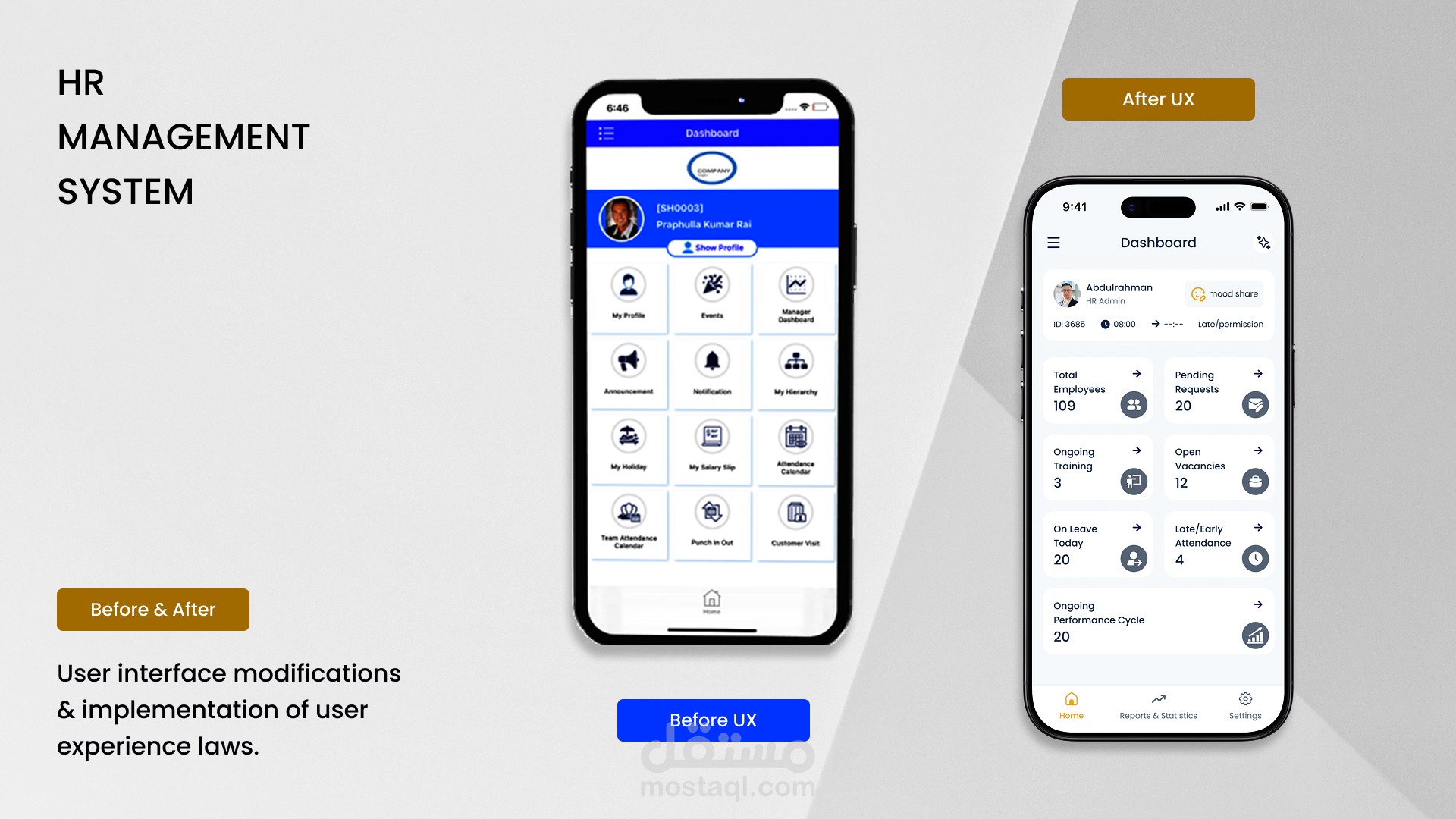 Redesign HR Management System | UI/UX