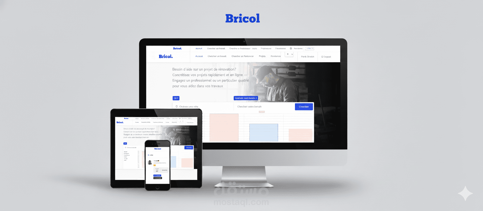 تطبيق ويب للعمل الحر Bricole
