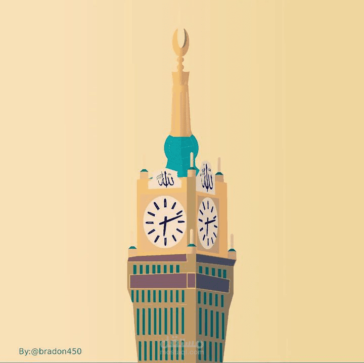 تصميم لبرج الساعة