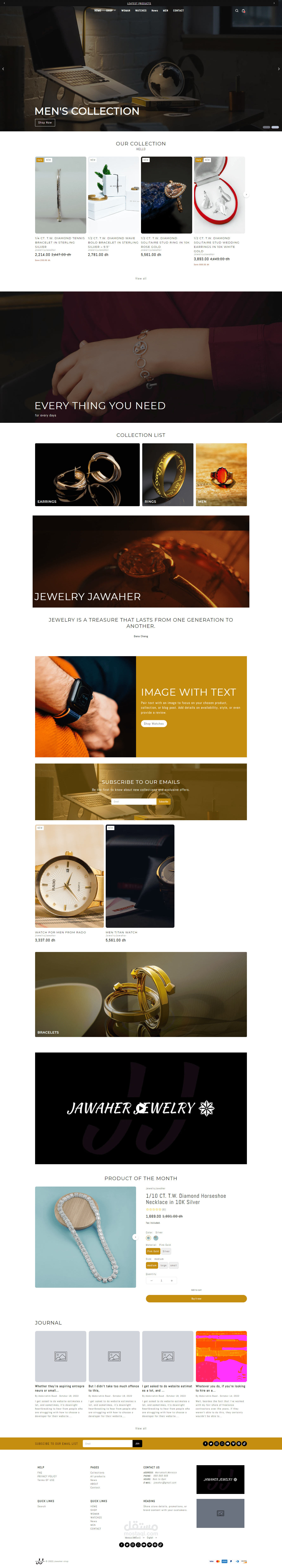 Shopify theme | jewelryJawaher