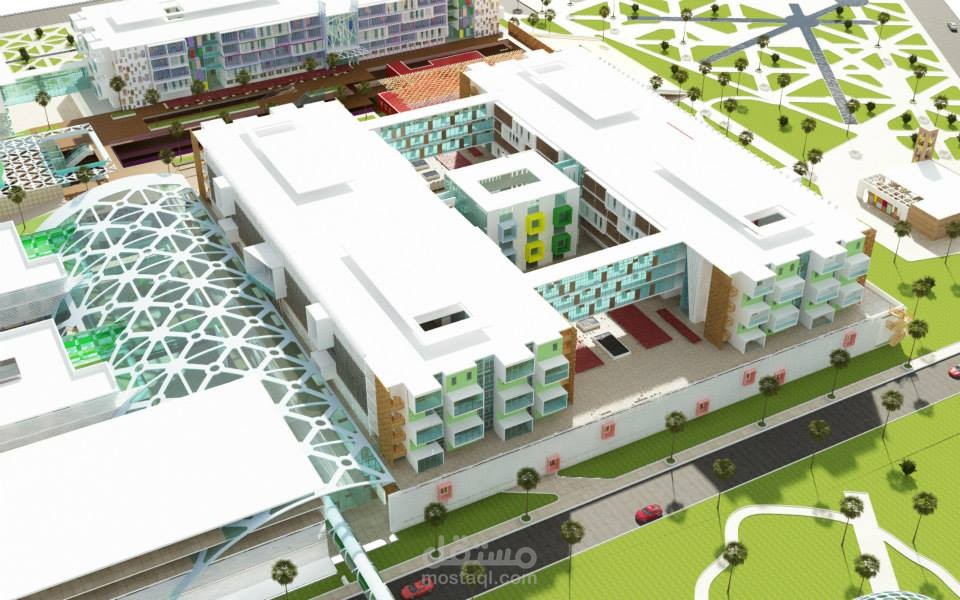 مجمع صحي   sanitary complex