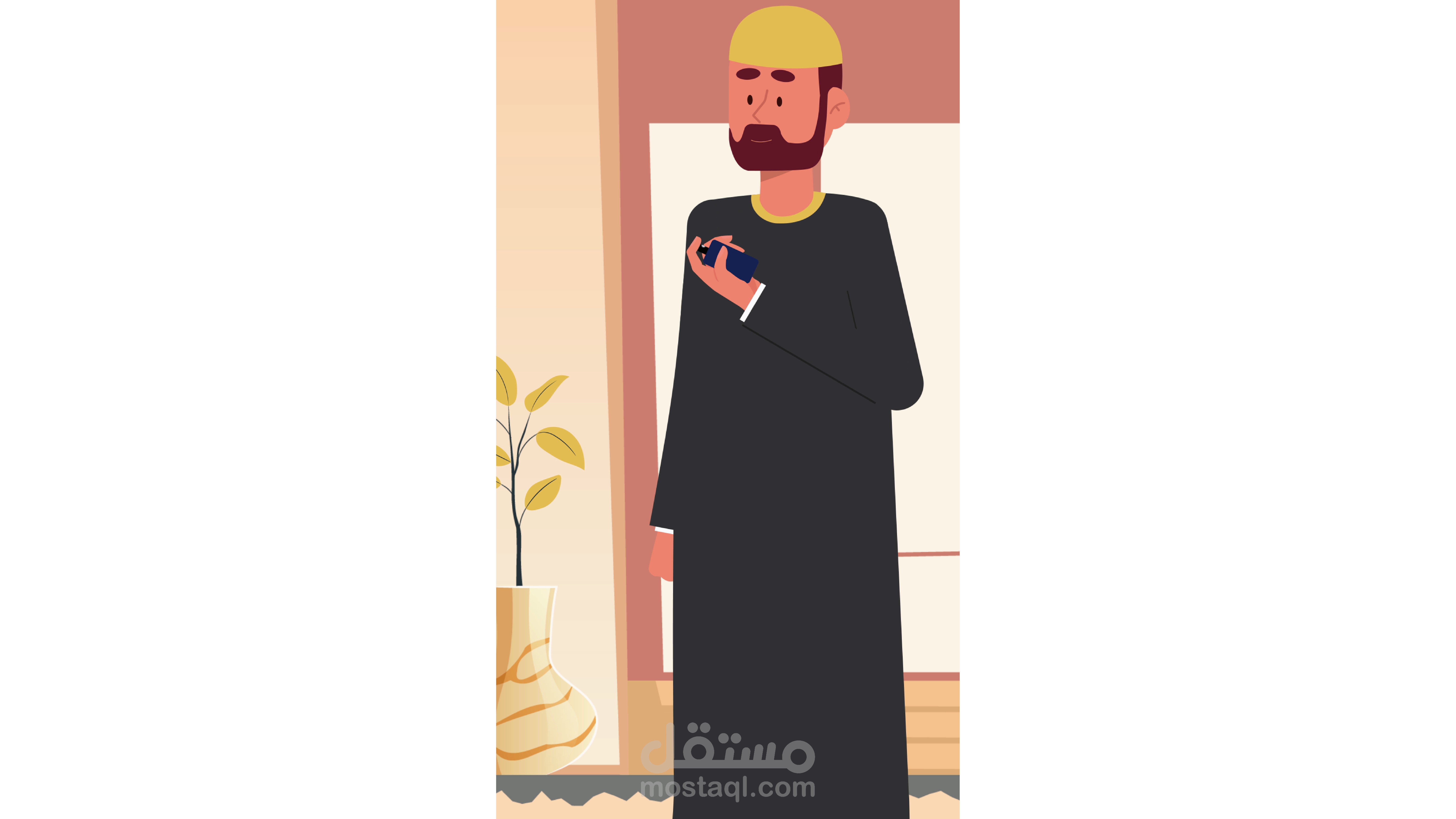 موشن جرافيك سناب شات لشركة عطور