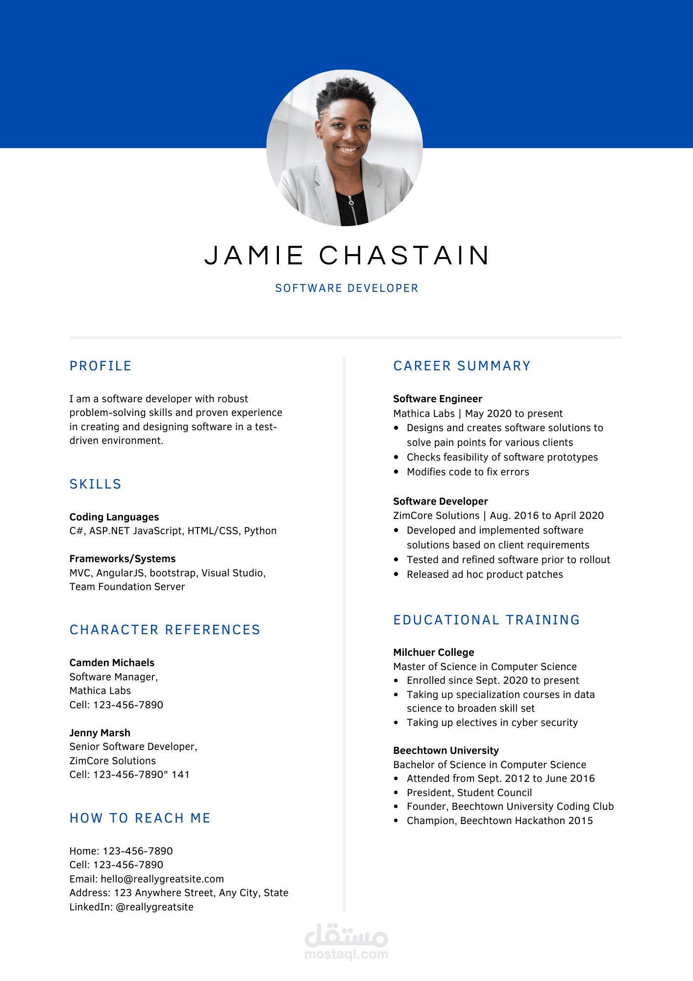 resume