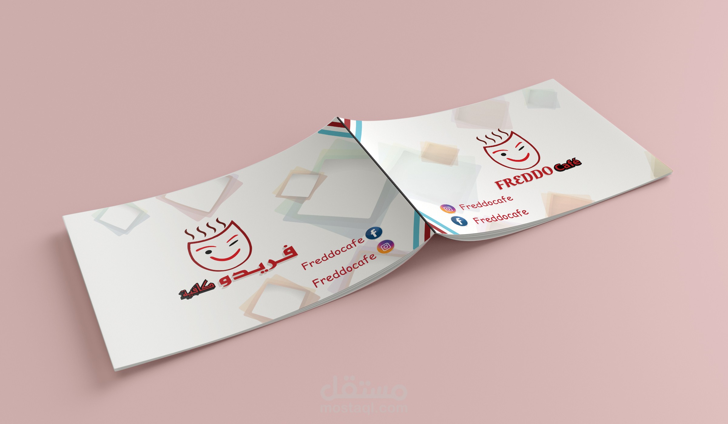 تصميم منيو مميز لمطعم