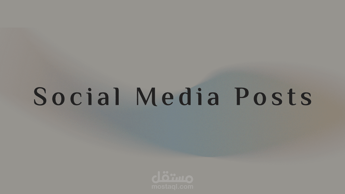 Advertising post design