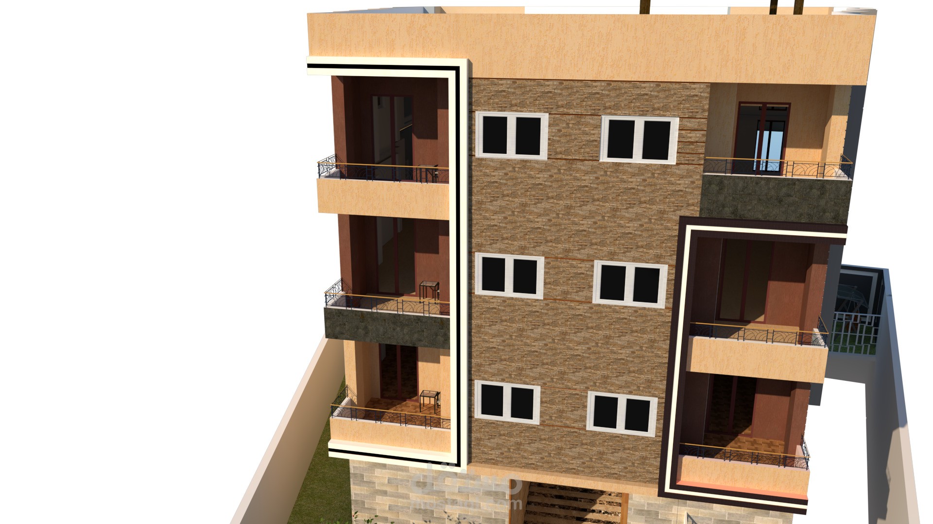 واجهة عمارة سكنية