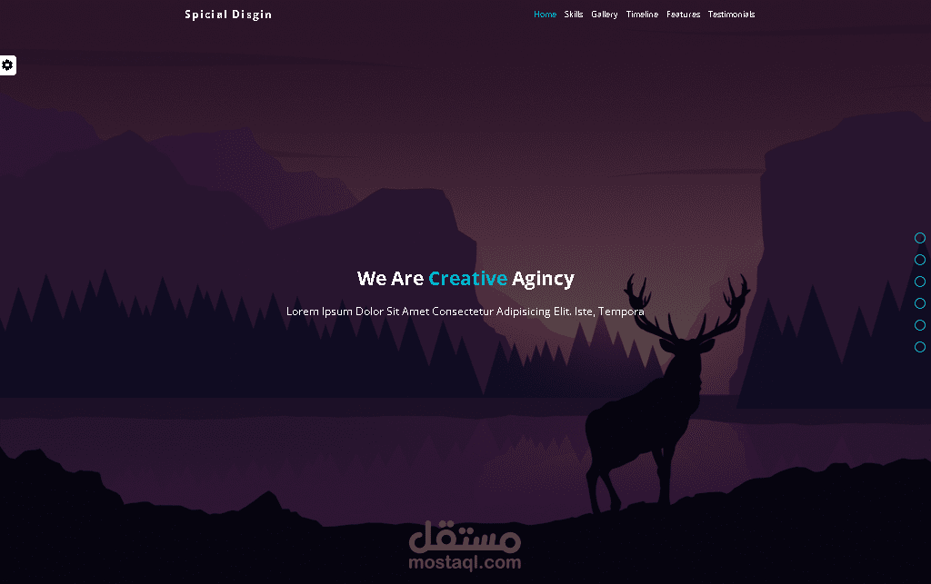 تصميم مميز وجذاب مع لوحة تحكم سهلة لتخصيص المظهر - Creative Design with Easy-to-Use JavaScript Control Panel