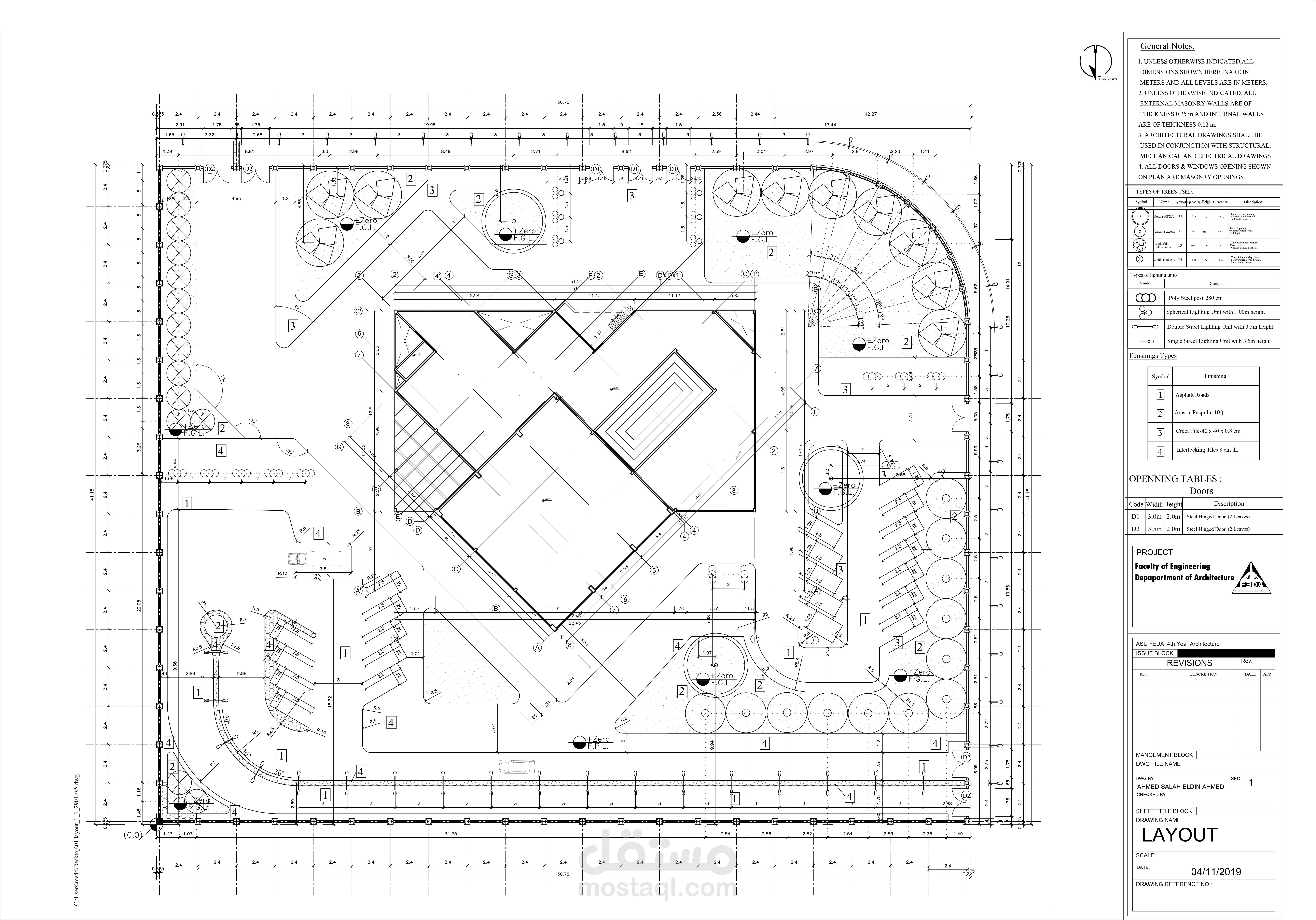 working drawings for expo project
