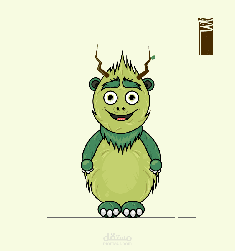 تصميم شخصية كرتونية