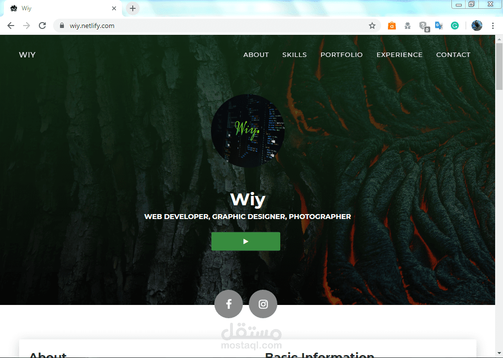 My website