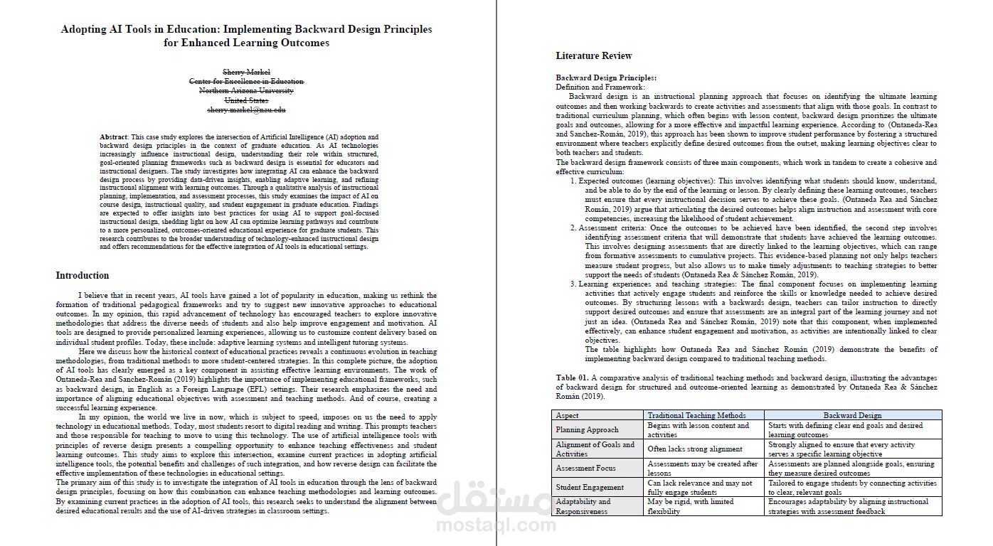 تقديم مقترح بحث علمي في المجال التربوي الى مؤتمر دولي.