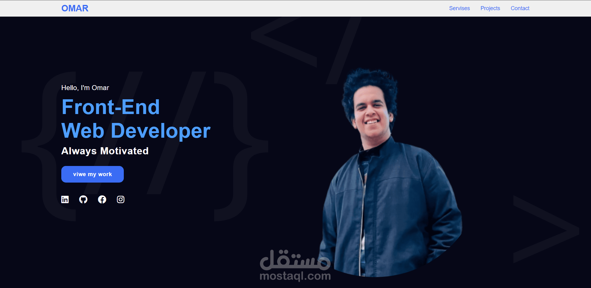 my portfolio website