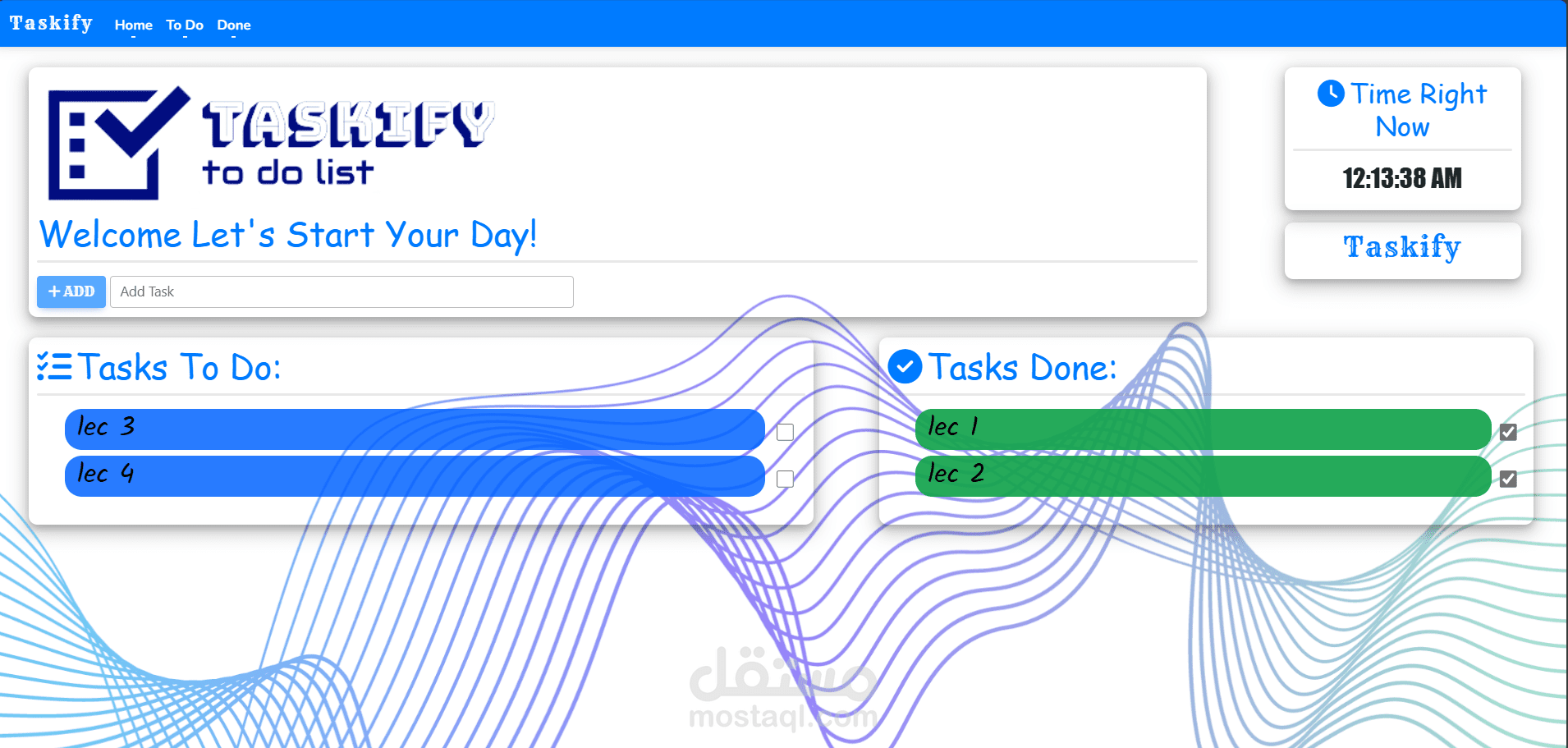 Taskify - To Do Website