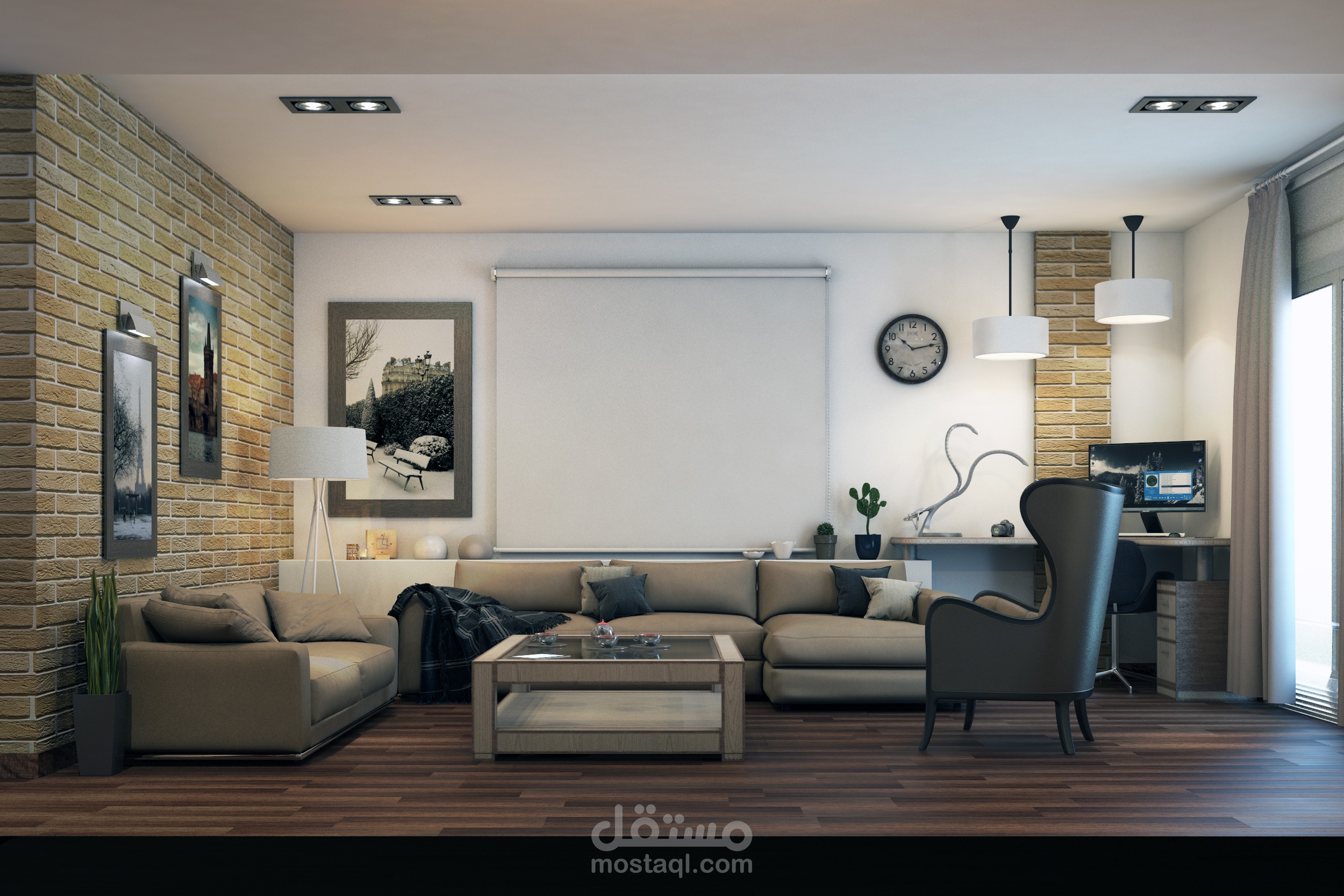 صالة معيشة داخلية