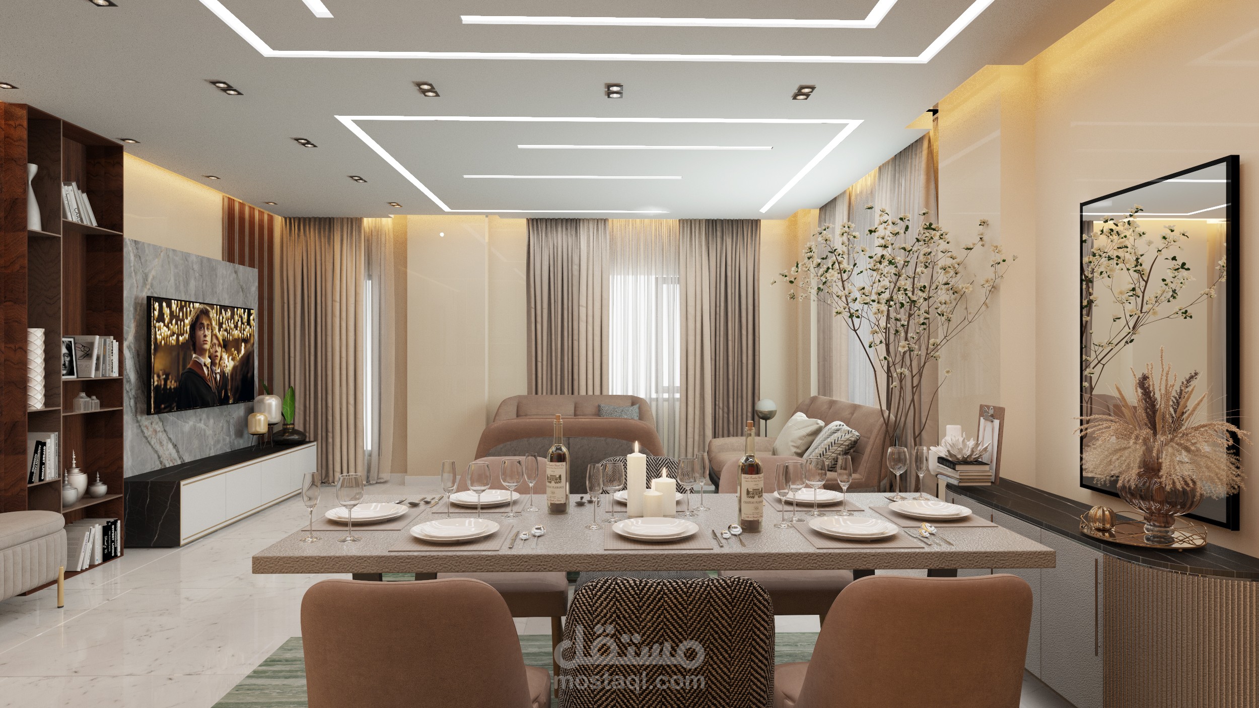 Reception modern design