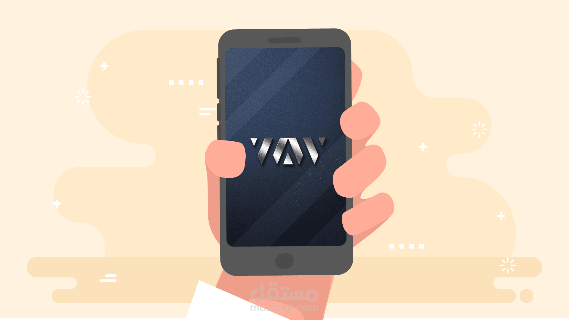 فيديو موشن جرافيك تطبيق الكتروني