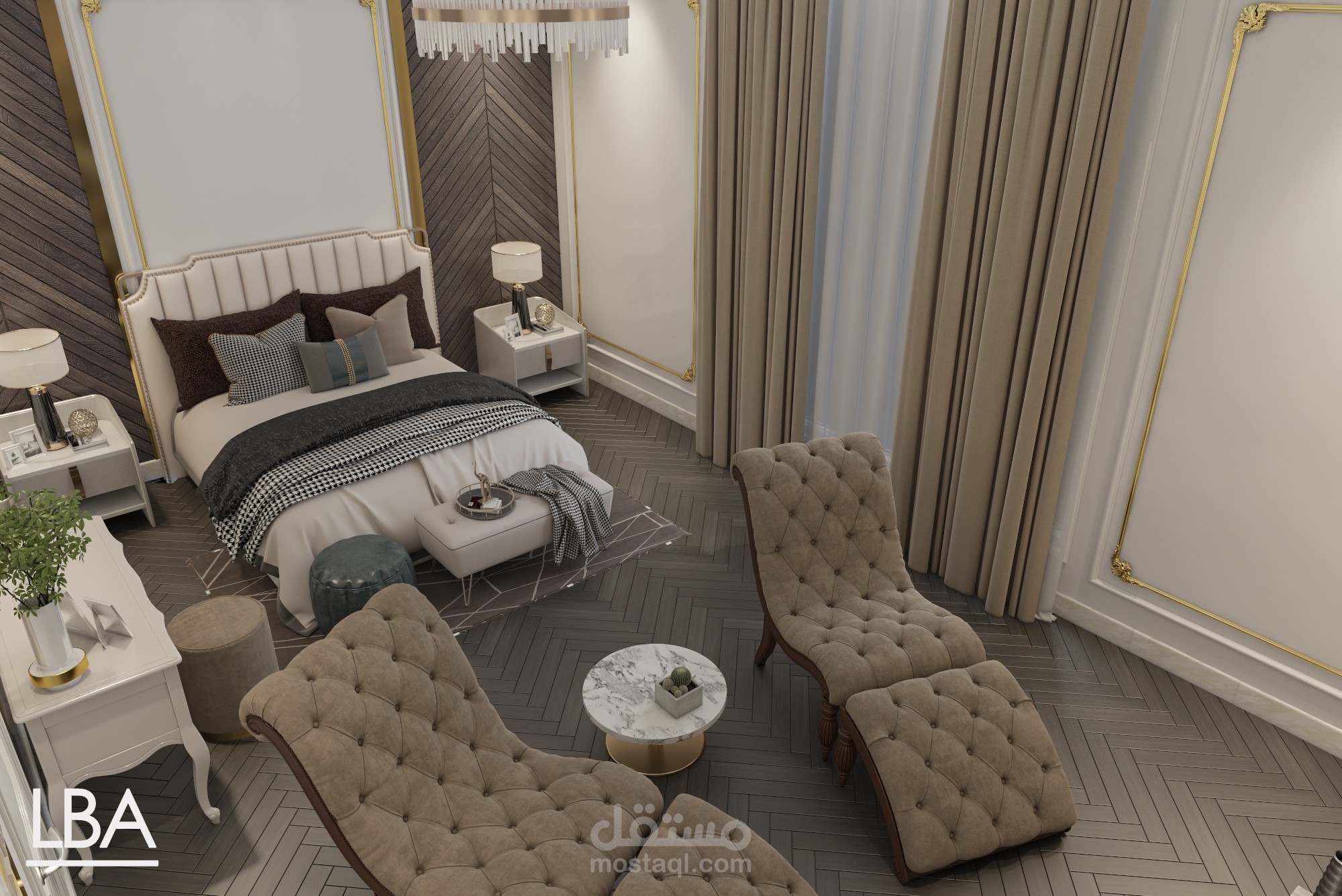 ديكور غرفة نوم ماستر