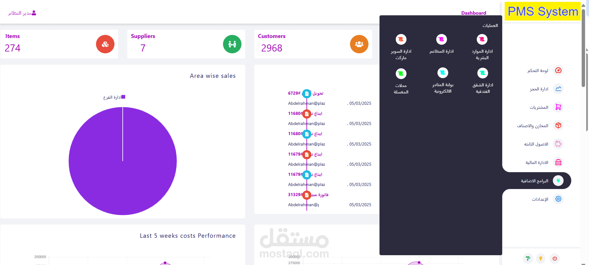 نظام PMS لادارة الفنادق