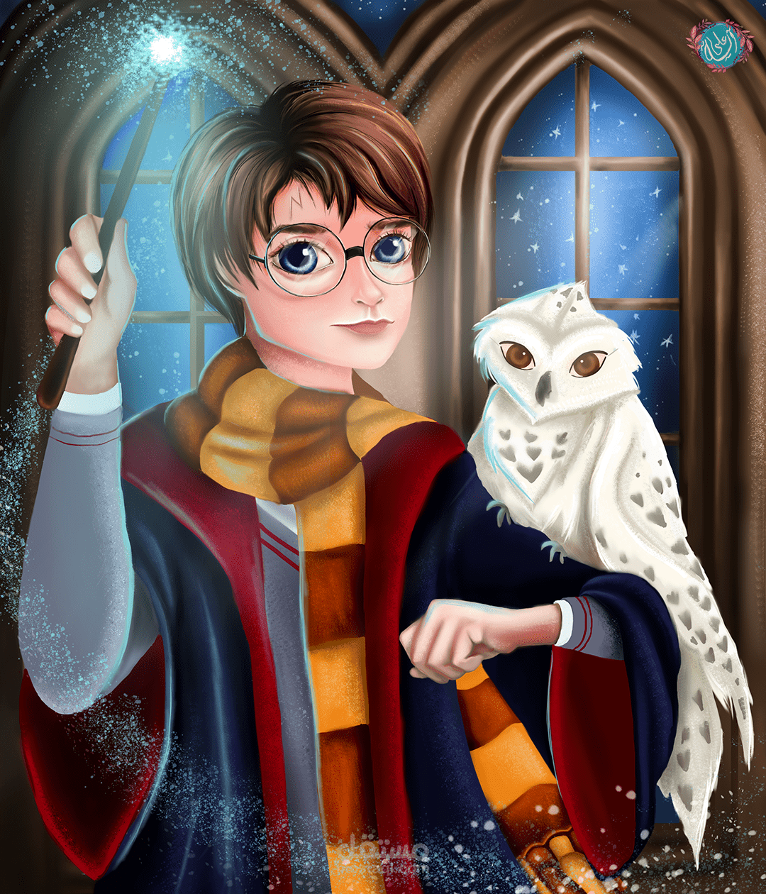 Harry potter رسم رقمي