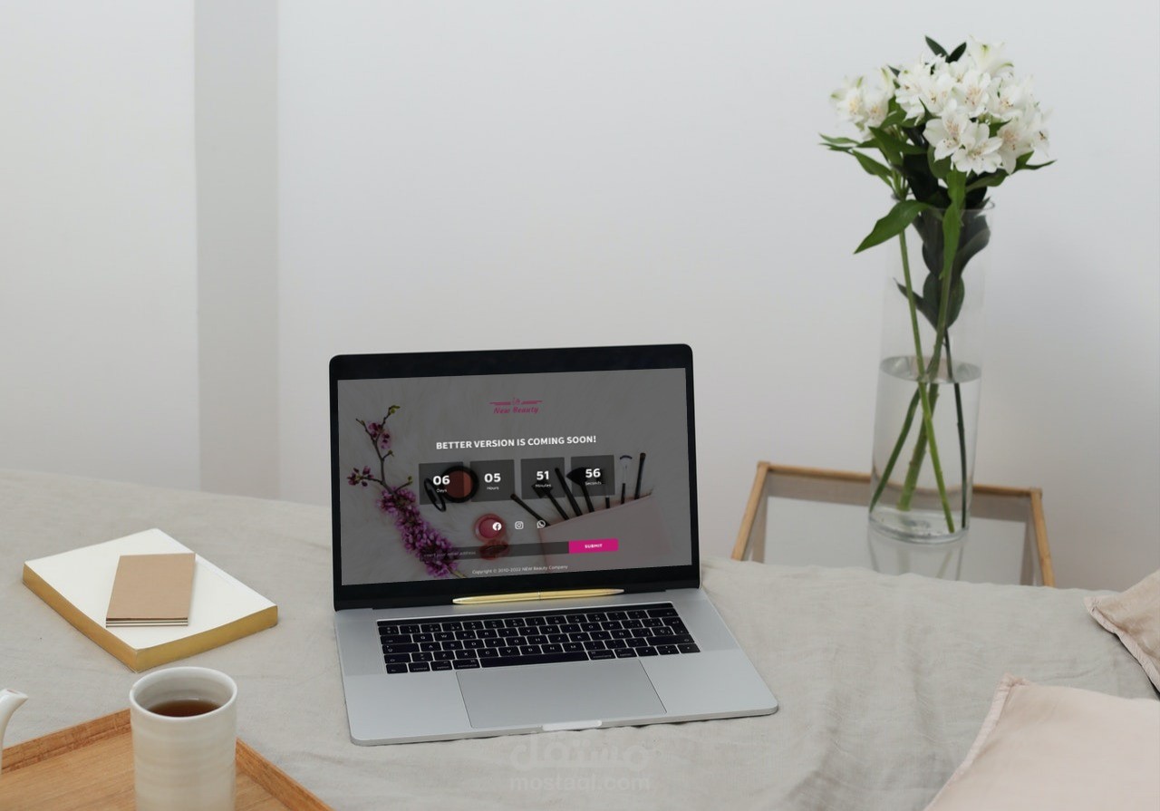 صفحة انتظرونا قريباً لمواقع وردبريس