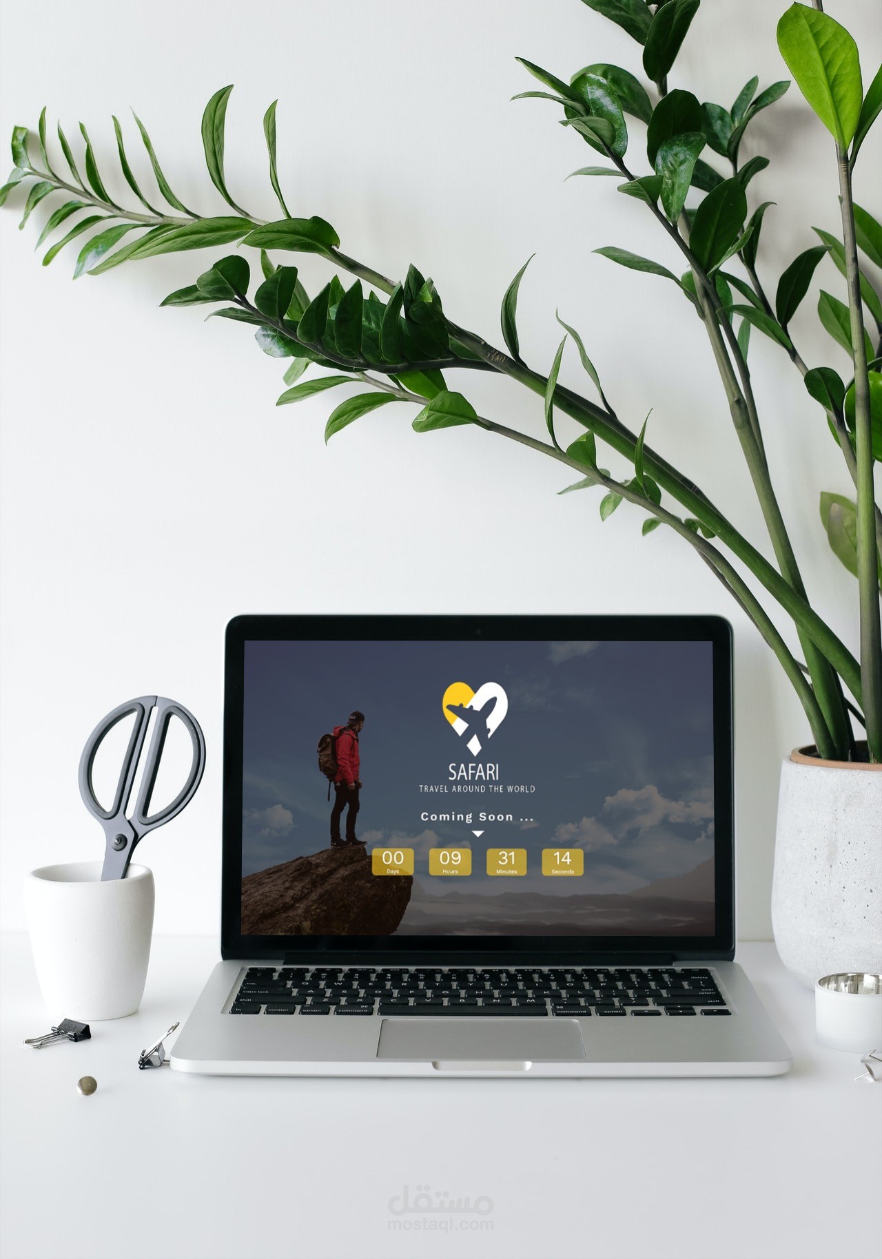 تصميم صفحة انتظرونا قريباً لمواقع الوردبريس