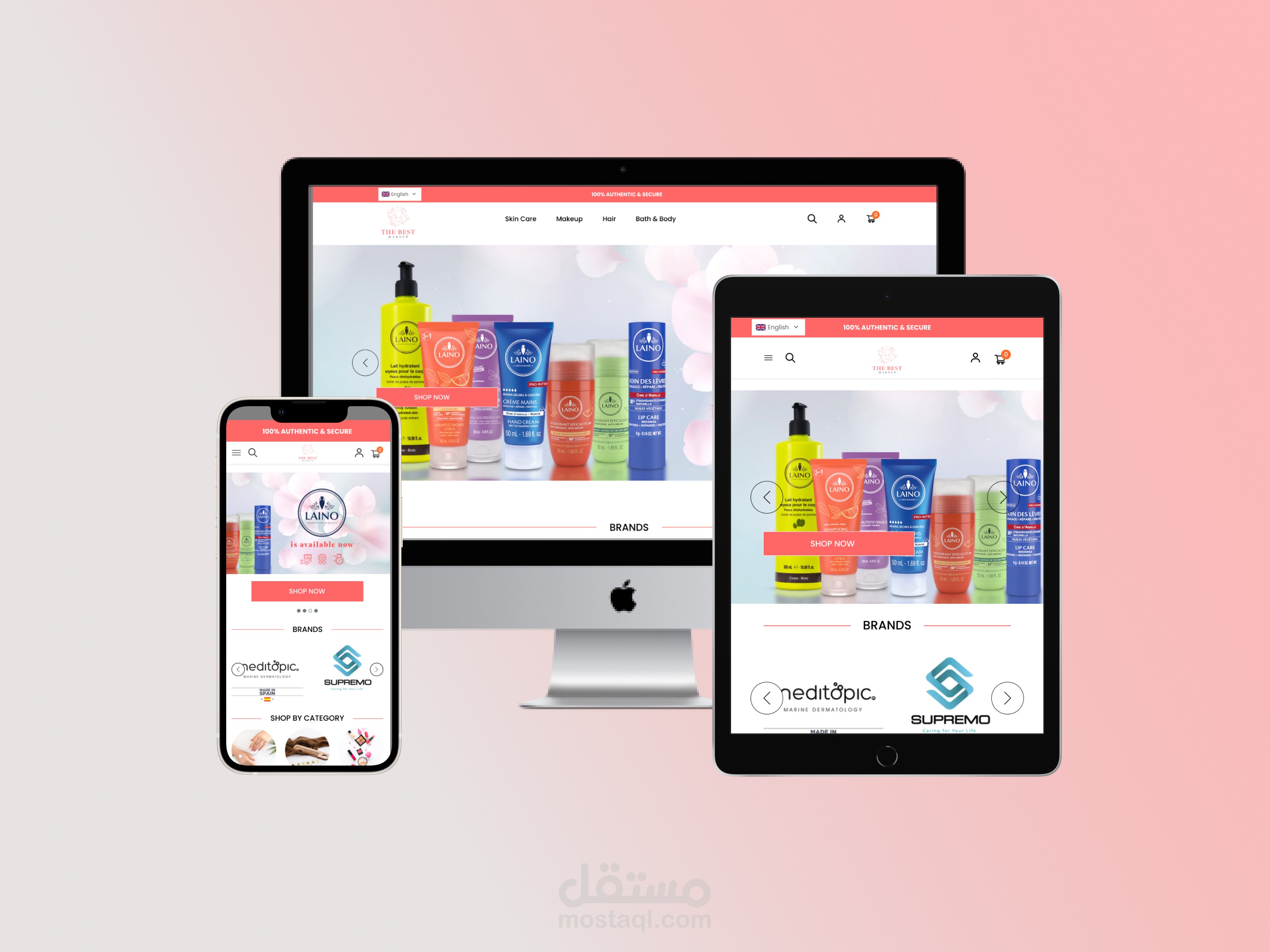 تصميم صفحات مواقع إلكترونية عصرية ومتجاوبة مع كل الشاشات