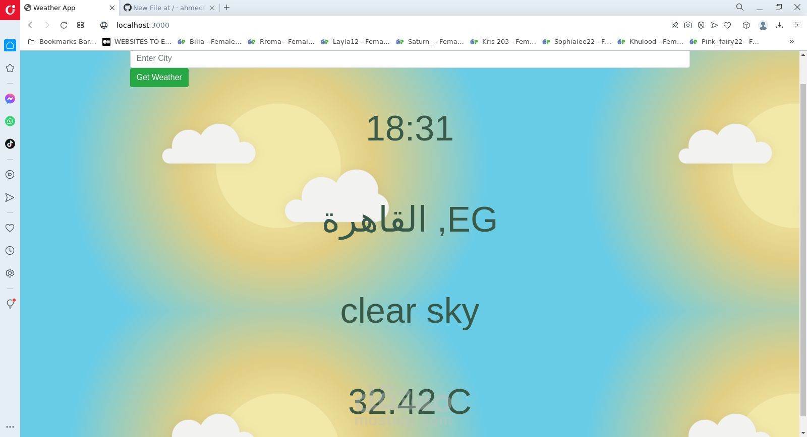 Weather webApp