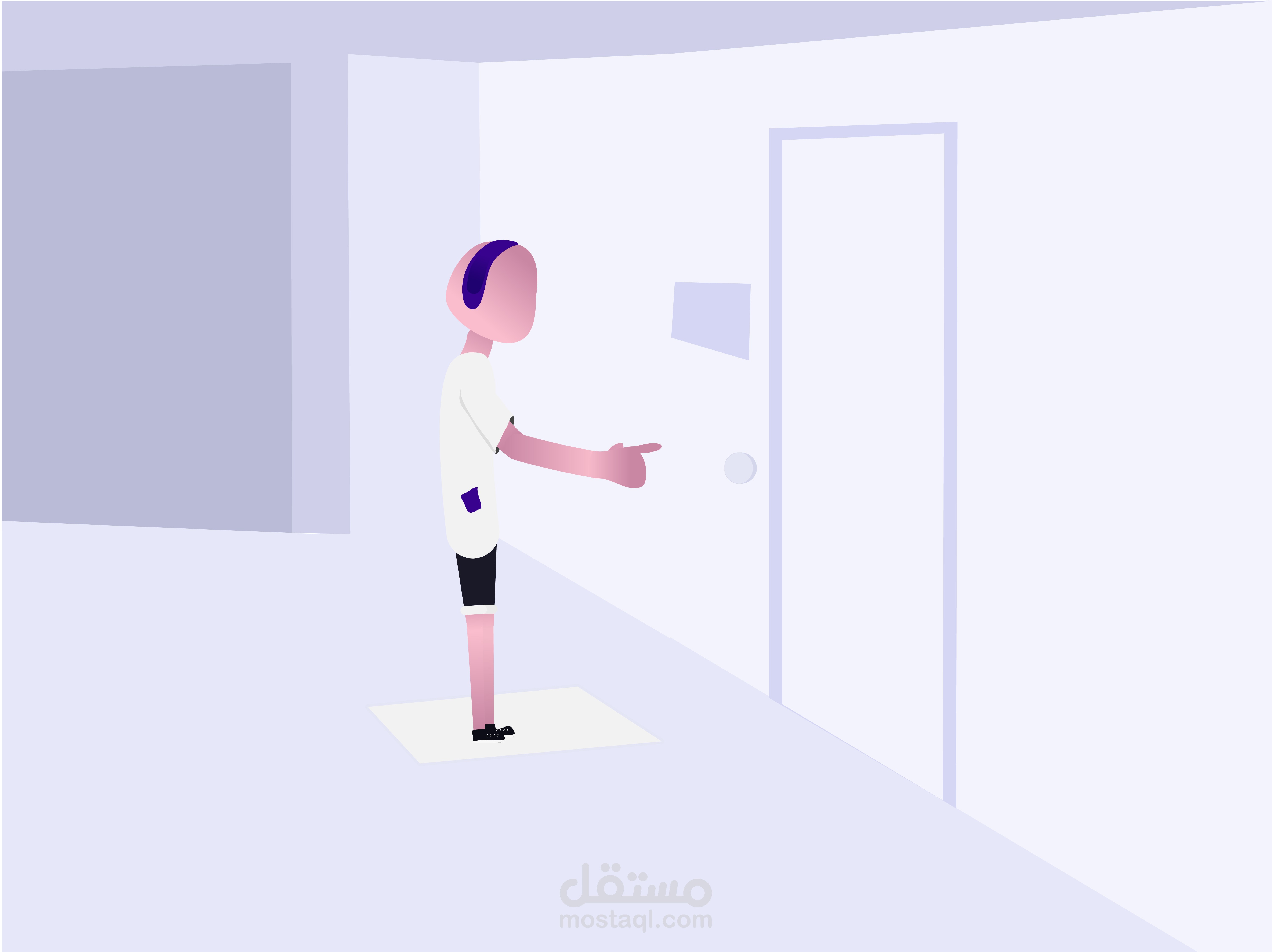 2D Animation scene "Funny Falling"