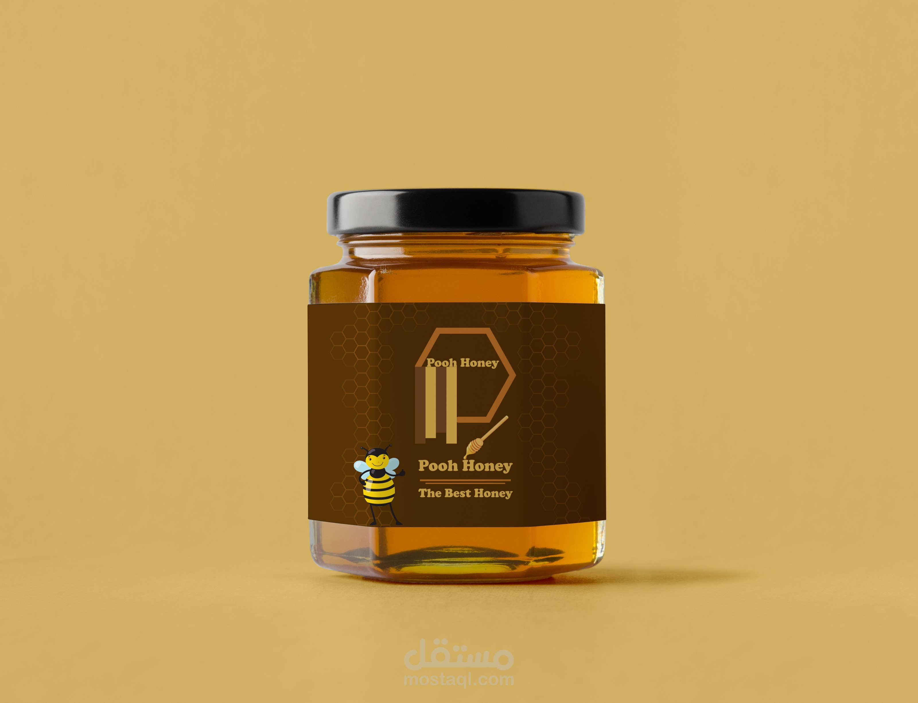 تصميم الهوية البصرية لمصنع عسل طبيعي
