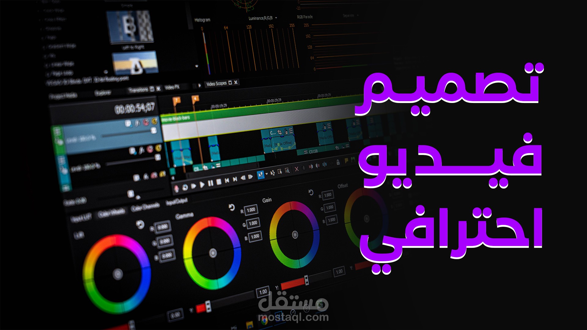 تصميم فيديو من السيناريو الى الإخراج النهائي