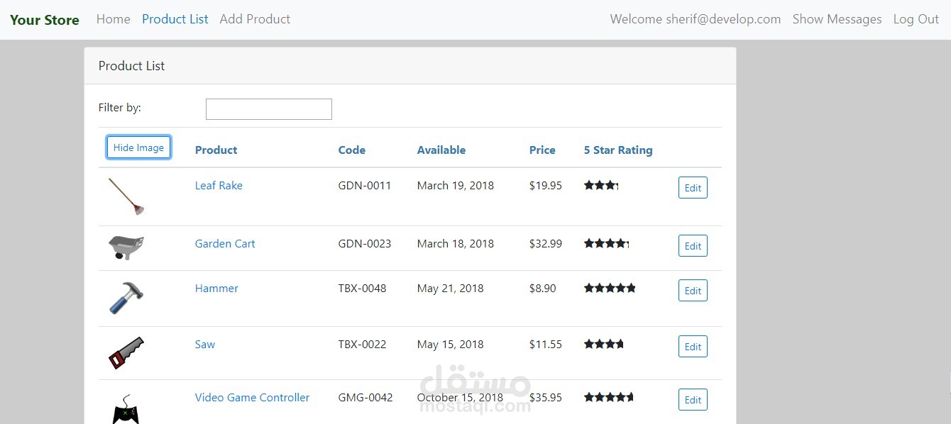 product store app