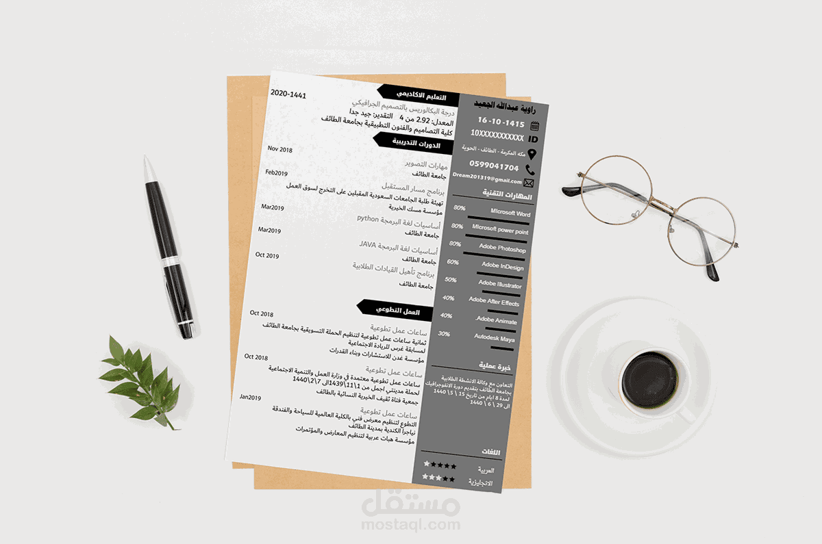 تصاميم سيرة ذاتية