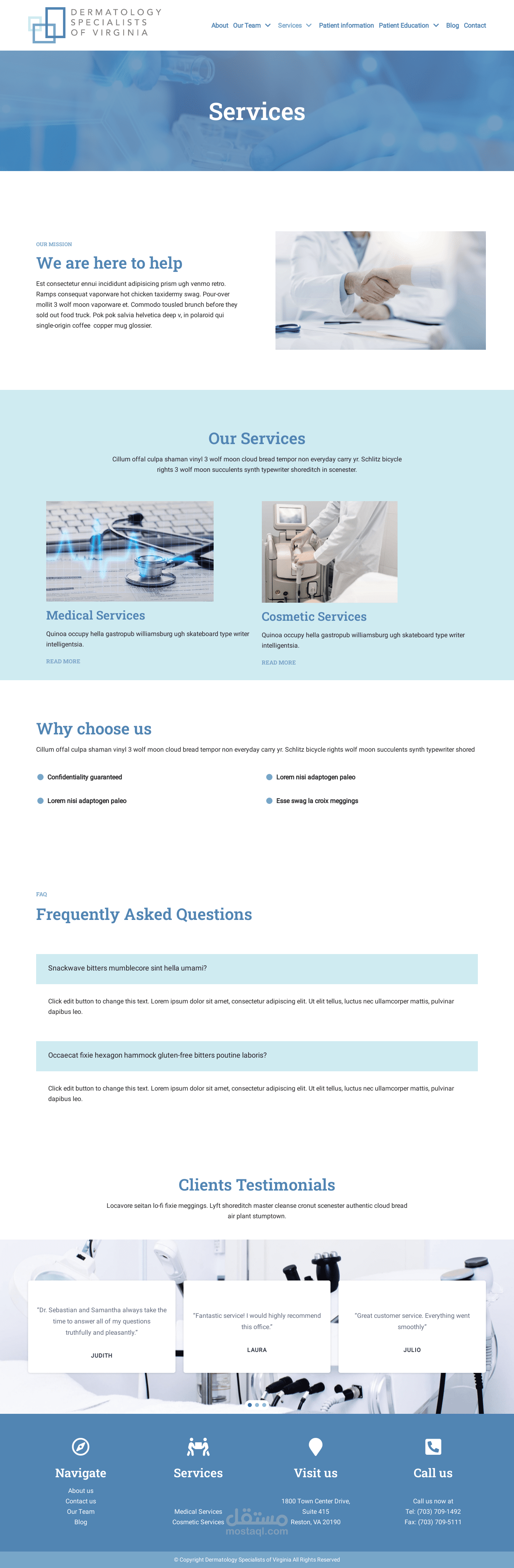 تطبيق لعيادة تجميل