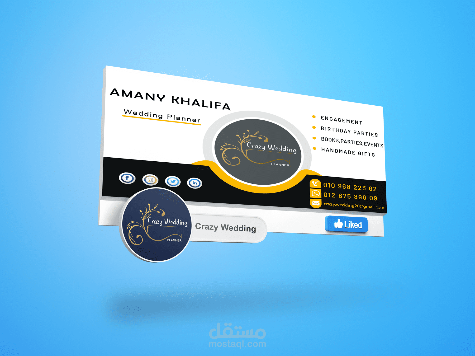 mockup crazy wedding identity