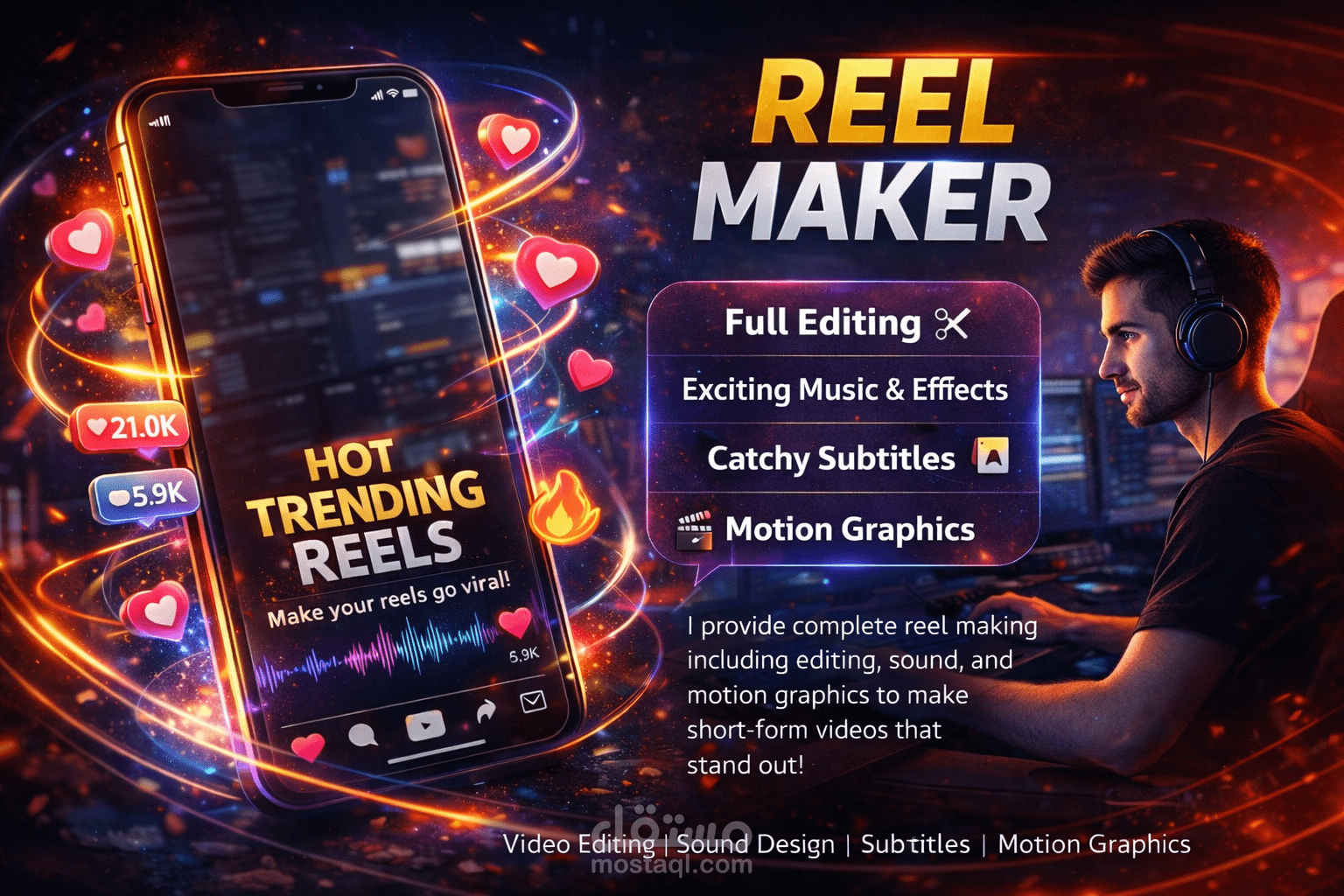 Reel maker