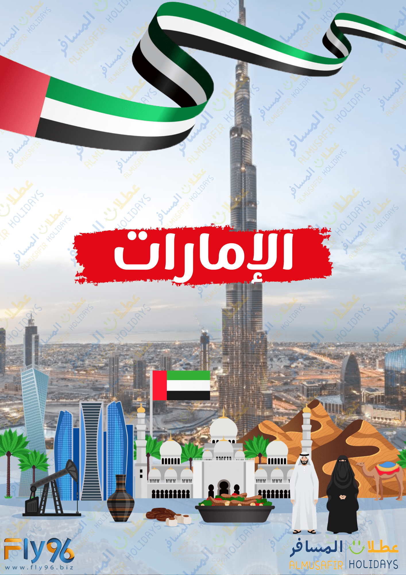 مشروع رحلة دبي خاص بشركة سياحية خليجية