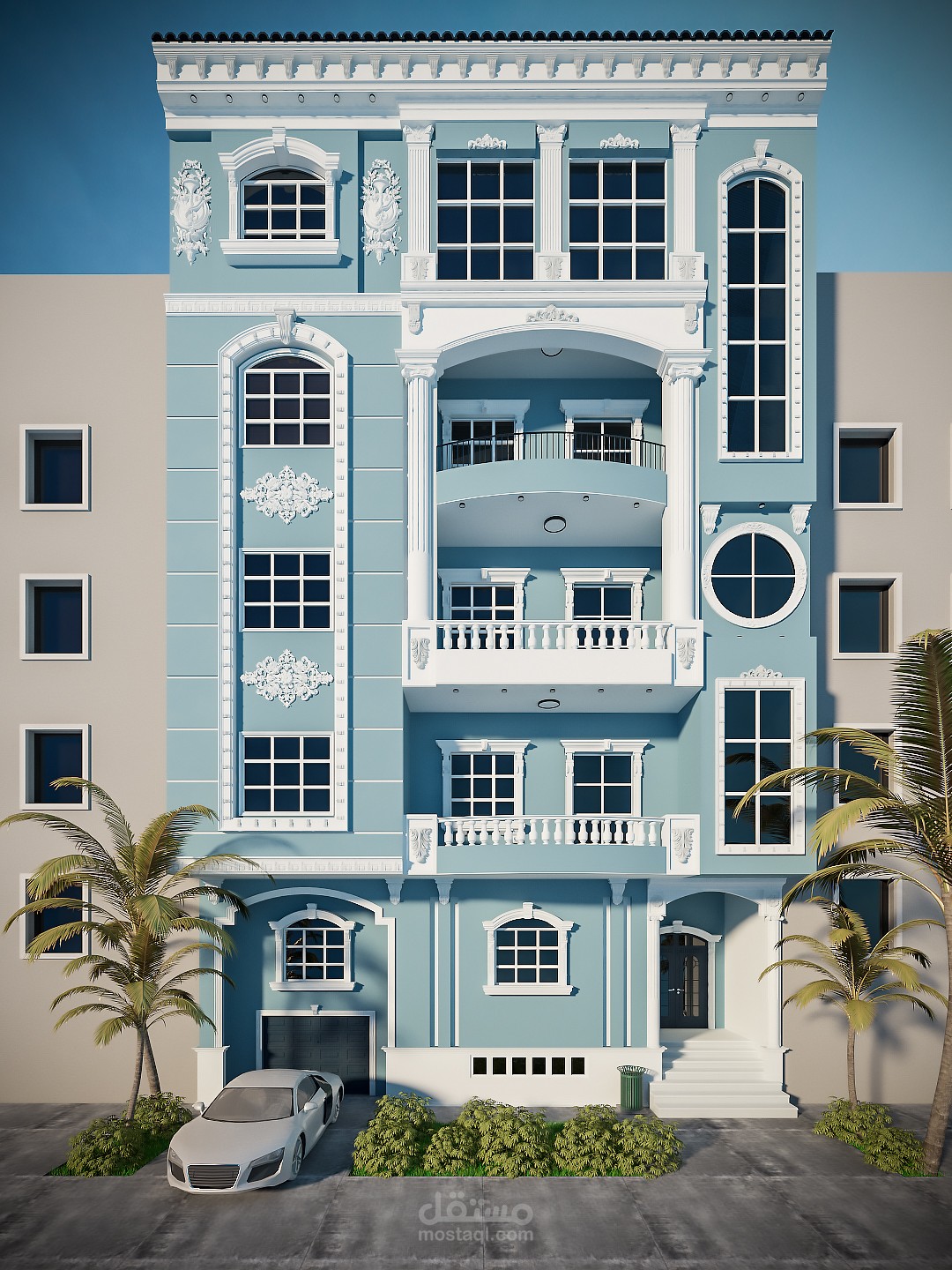 تصميم واجهة كلاسيك
