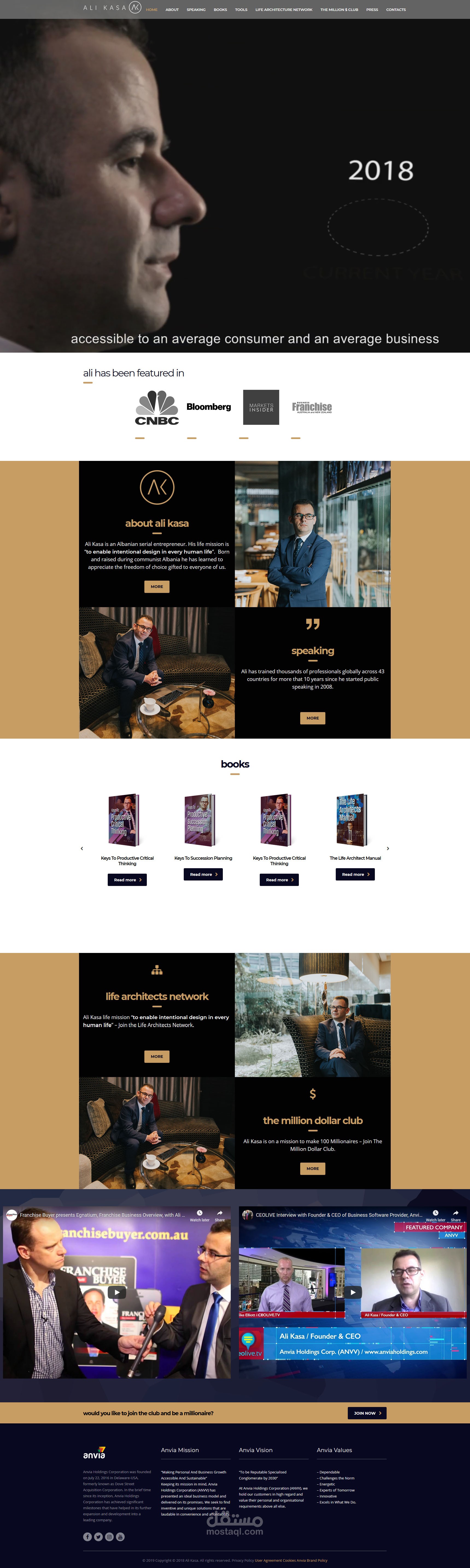 تصممي موقع شخصى (على كاسا)