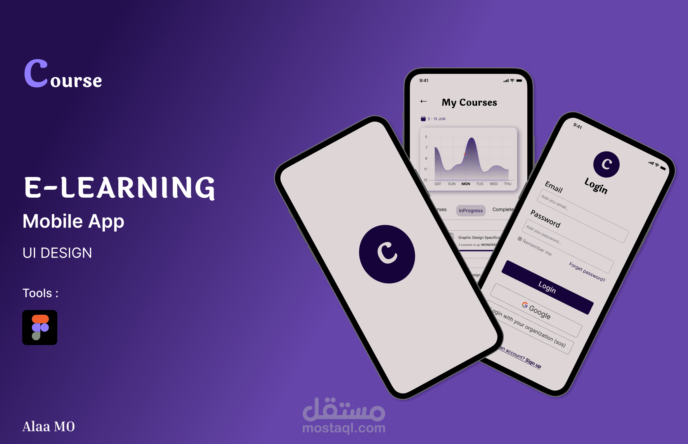 E-Learning app UI design