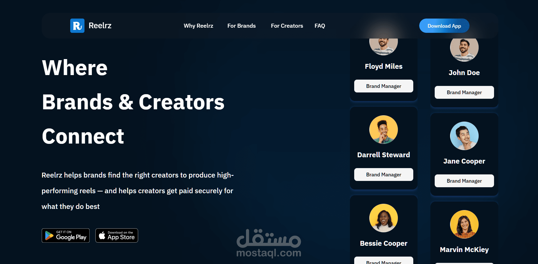 تطبيق عمل حر مثل مستقل