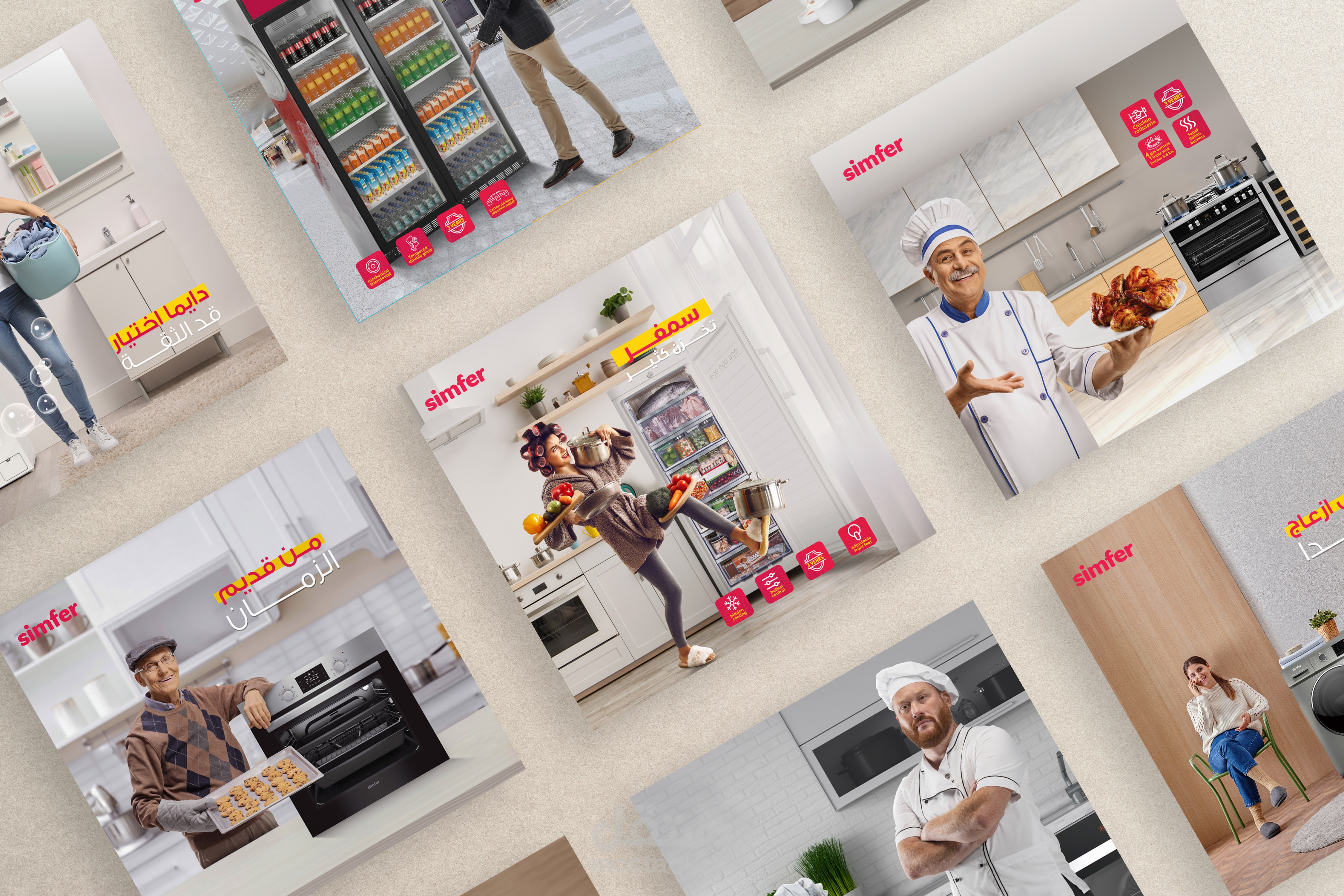 تصاميم سوشيل ميديا لشركة simfer
