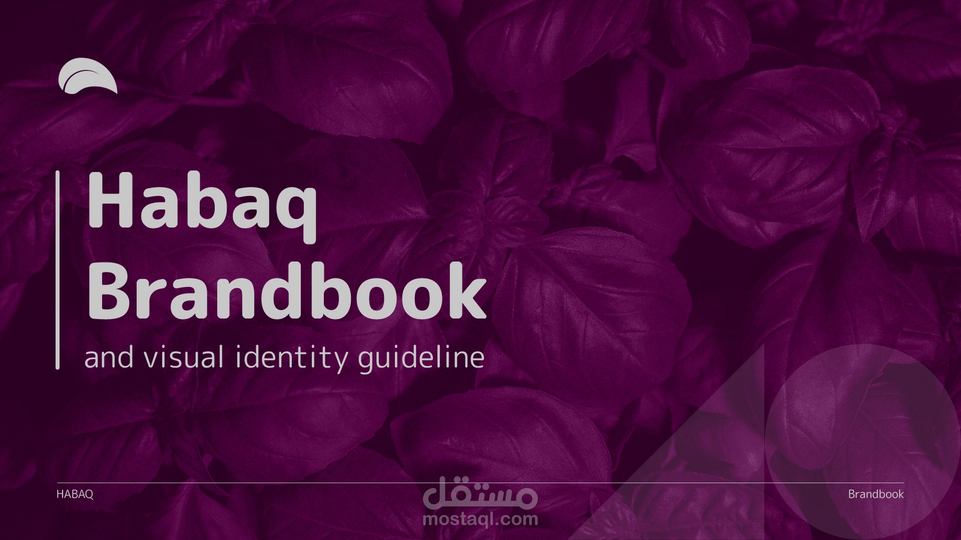 هوية بصرية لوكالة حبق الإبداعية