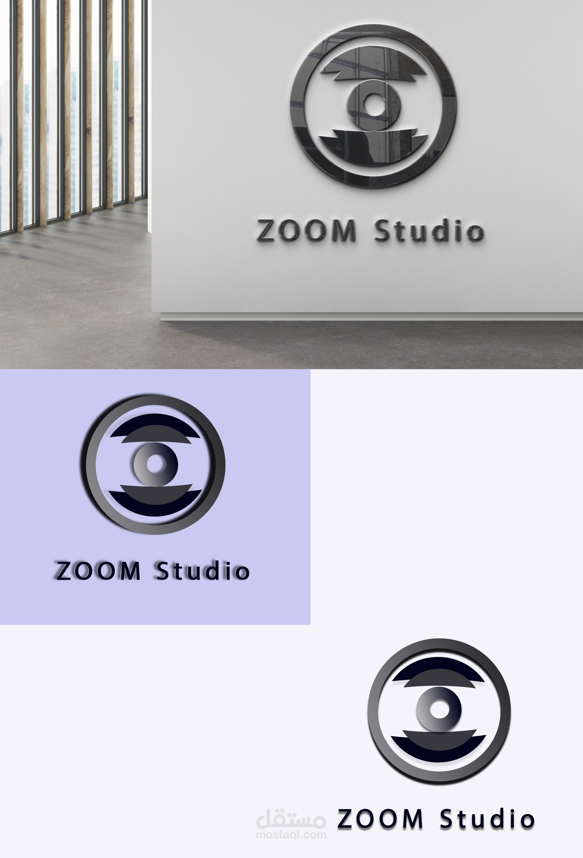 تصميم شعارات + اعلان سوشيال ميديا  (استديوهات تصوير)