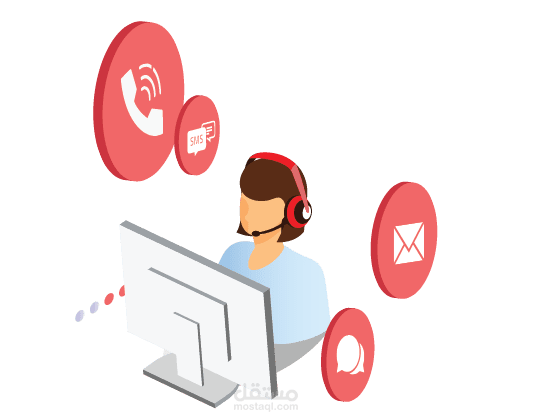 خدمة العملاء عبر الهاتف لصالح شركة تركية call center