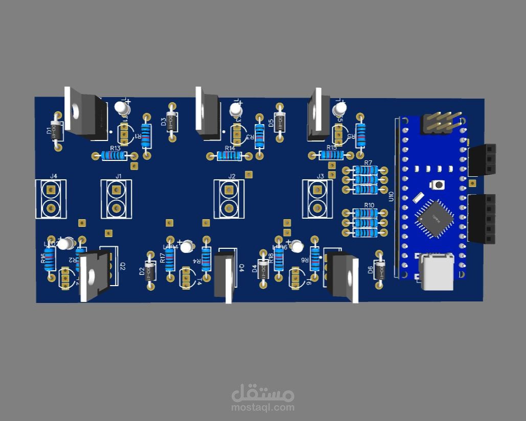 تحكم بمحرك الهوفربورد || 300w brushless driver