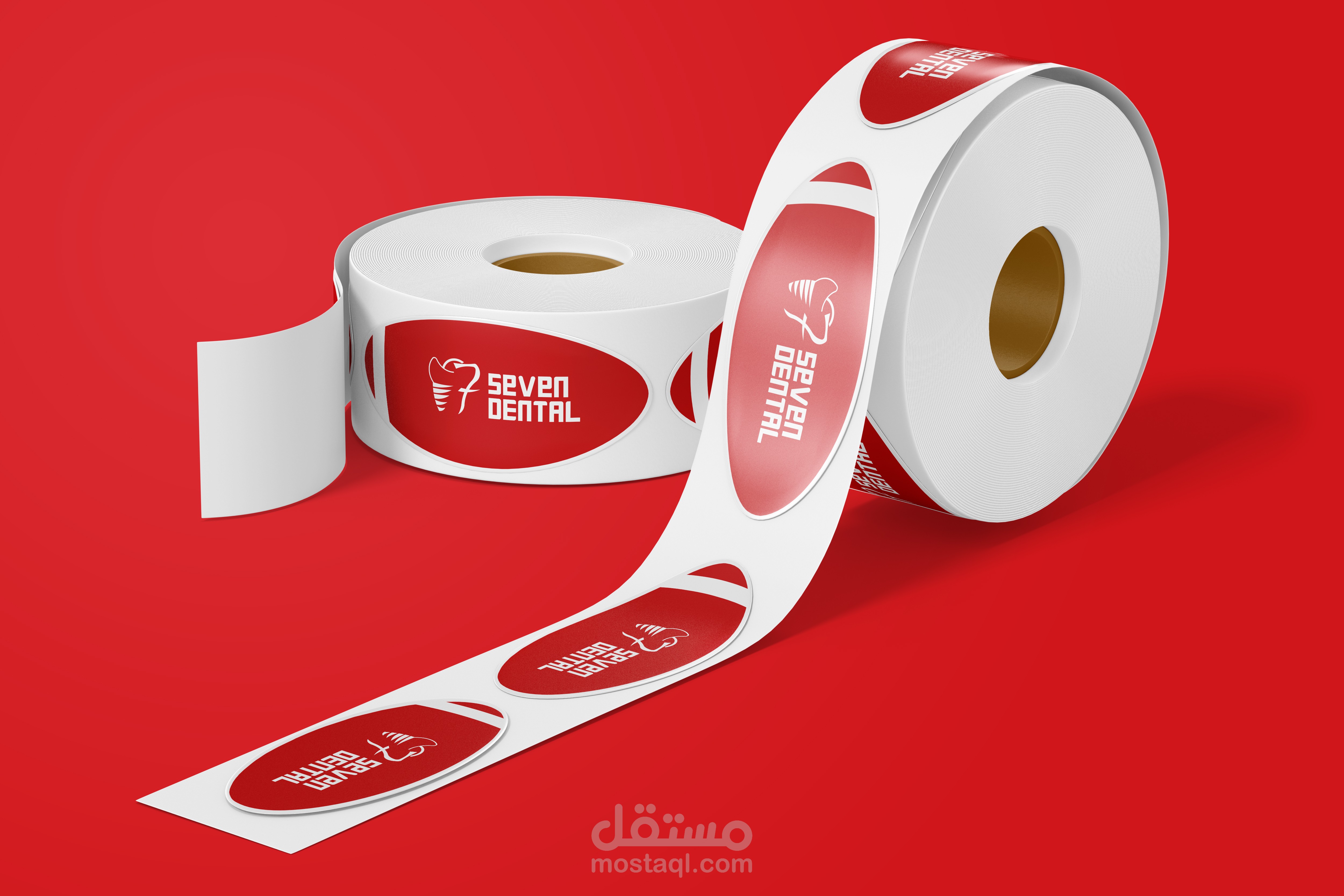 هوية بصرية و تجارية - Seven Dental