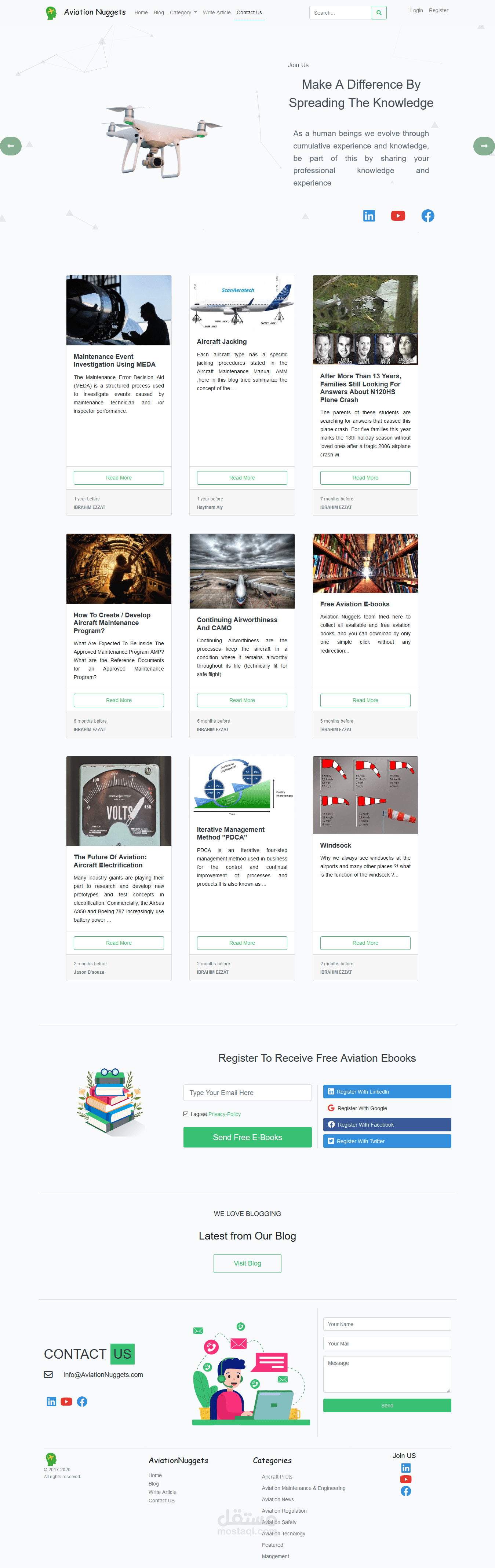 Aviation Content Mangment System CMS