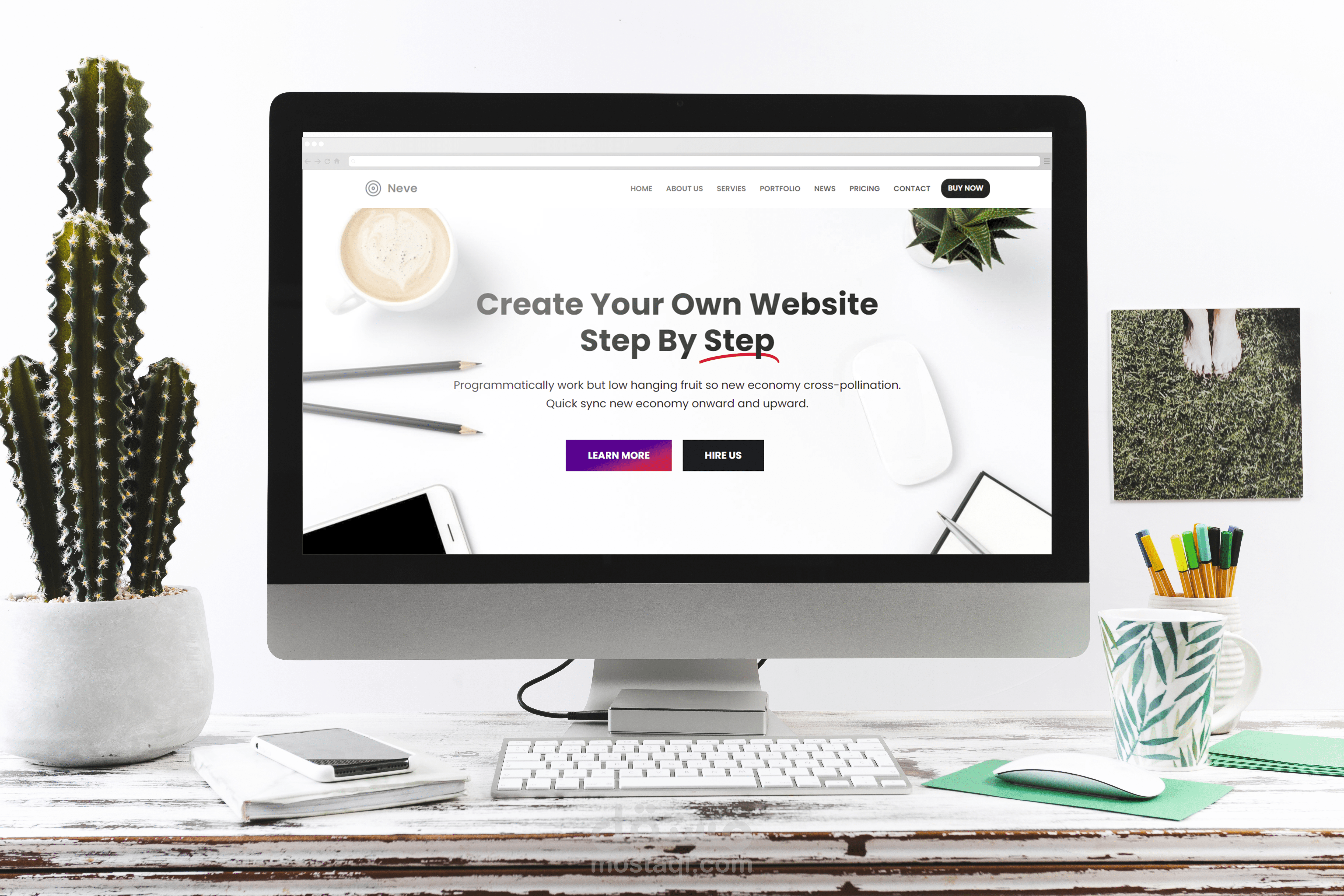 موقع تعريفي لشركة خاصة- ووردبريس WordPress